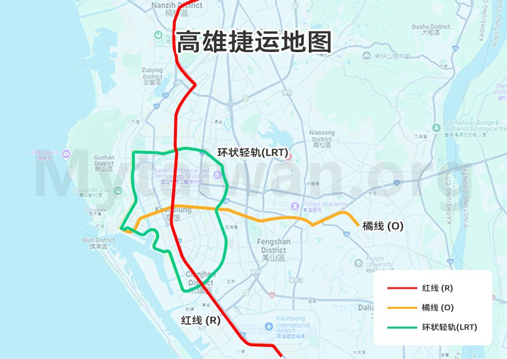 高雄捷运地图